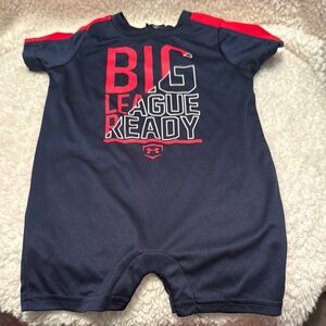 Under Armour Navy and Red Infant Romper size 9 months